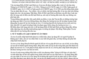 Nghị quyết 01-HĐTP hướng dẫn việc áp dụng Điều 44 Bộ luật Hình sự