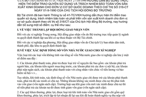 Thông tư 51-TC/VKH bổ sung Chỉ thị 16-CT thí điểm trao quyền sử dụng trách nhiệm bảo toàn vốn sản xuất kinh doanh đơn vị cơ sở quốc doanh