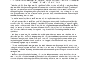 Nghị quyết 384-HĐBT tăng cường quản lý công tác báo chí, xuất bản