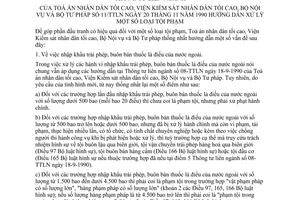 Thông tư liên ngành 11/TTLN xử lý tội phạm