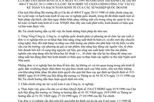 Thông tư 05-TC/CN chấn chỉnh công tác tài vụ kế toán hoạch toán kinh tế xí nghiệp quốc doanh hướng dẫn Chỉ thị 408-CT