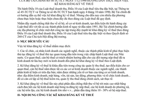 Thông tư 58-TC/TCT thực hiện kê khai đăng ký thuế