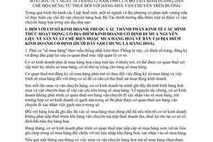 Thông tư 61-BTC/TCT chế độ chứng từ thuế hàng hoá vận chuyển đường