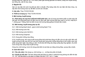 Tiêu chuẩn Việt Nam TCVN 5156:1990 về thịt và sản phẩm của thịt - phương pháp phát hiện và đếm số Staphylococcus Aureus do Ủy ban Khoa học Nhà nước ban hành