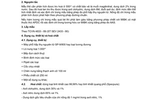 Tiêu chuẩn Việt Nam TCVN 5151:1990 về thịt và sản phẩm của thịt - phương pháp xác định hàm lượng chì (pb) do Ủy ban Khoa học Nhà nước ban hành