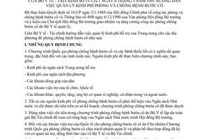 Thông tư 15/TTLT hướng dẫn quản lý kinh phí phòng chống bệnh bướu cổ