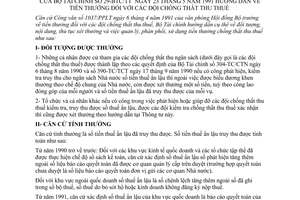 Thông tư 29-BTC/TT tiền thưởng đội chống thất thu thuế