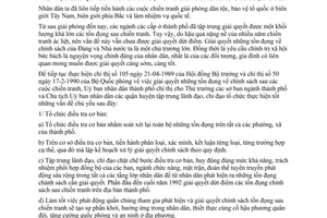 Chỉ thị 18/CT-UB tiếp tục giải quyết tồn đọng chính sách sau cuộc chiến