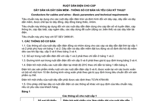 Tiêu chuẩn Việt Nam TCVN 5397:1991 về Ruột dẫn điện cho cáp, dây dẫn và dây dẫn mềm do Ủy ban Khoa học Nhà nước ban hành