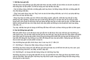 Tiêu chuẩn Việt Nam TCVN 5369:1991 (ISO 7558:1988) về rau quả - hướng dẫn bao gói sẵn do Ủy ban Khoa học Nhà nước ban hành