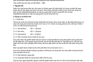 Tiêu chuẩn Việt Nam TCVN 5367:1991 (ISO 6634:1982) về rau quả và các sản phẩm từ rau quả - xác định hàm lượng asen - phương pháp quang phổ bạc dietyldithiocacbamat do Ủy ban Khoa học Nhà nước ban hành