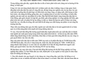 Chỉ thị 212-CT đẩy mạnh phát triển sản xuất dâu tằm tơ