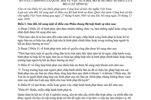 Bộ luật Hình sự sửa đổi 1991 55-LCT/HĐNN8