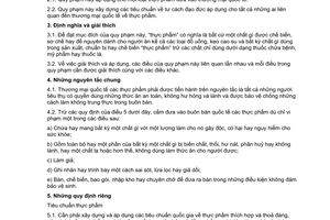 Tiêu chuẩn Việt Nam TCVN 5520:1991 (CAC/RCP 20-1979, Rev. 1-1985) về quy phạm đạo đức trong thương mại quốc tế về thực phẩm