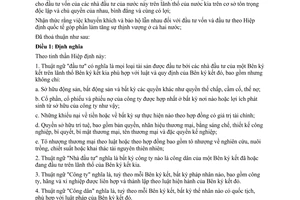 Hiệp định khuyến khích bảo hộ đầu tư giữa Việt Nam Inđônêxia 1991