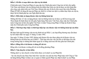 Nghị định thư tài chính khuyến khích phát triển của Việt Nam giữa Việt Nam Pháp 1991