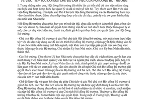 Chỉ thị 360-CT tiếp tục đổi mới chế độ làm việc