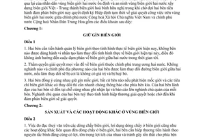 Hiệp định tạm thời giải quyết công việc vùng biên giới giữa Việt Nam Cộng hoà nhân dân Trung Hoa 1991