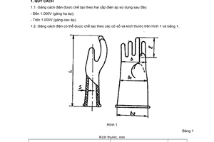 Tiêu chuẩn Việt Nam TCVN 5586:1991 về Găng cách điện do Ủy ban Khoa học Nhà nước ban hành