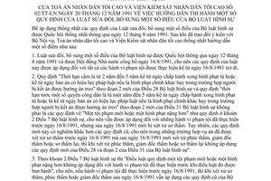 Thông tư liên tịch 02/TT-LN sửa đổi Bộ luật hình sự