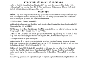 Quyết định 139/QĐ-UB phân công tổ chức thực hiện Quyết định 752/QĐ-UB