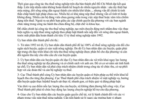 Chỉ thị 12/CT-UB công tác thu thuế nông nghiệp địa bàn thành phố Hồ Chí Minh năm 1992