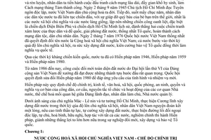 Hiến pháp 1992 cộng hòa xã hội chủ nghĩa Việt nam