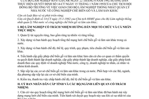 Thông tư 07-LS/CNR quản lý Nhà nước công nghiệp chế biến gỗ lâm sản hướng dẫn Quyết định 14-CT
