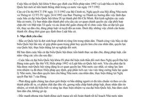 Chỉ thị 19/CT-UB tổ chức bầu cử Quốc hội khóa 9