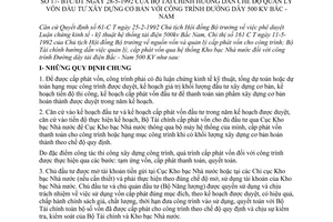 Thông tư 17-BTC/ĐT hướng dẫn quản lý vốn đầu tư XDCB công trình đường dây 500KV Bắc Nam