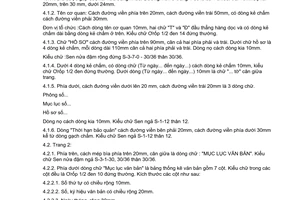 Tiêu chuẩn ngành TCN 2:1992 về mẫu trình bày bìa hồ sơ tài liệu quản lý nhà nước do Cục Lưu trữ Nhà nước ban hành