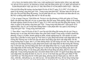 Thông tư liên ngành 02/TTLN xử lý hành vi xâm phạm quản lý thị trường vùng biên giới Việt Trung