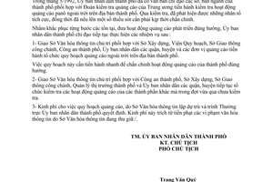 Chỉ thị 29/CT-UB kiểm tra xử lý hoạt động quảng cáo địa bàn thành phố Hồ Chí Minh