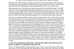 Chỉ thị 6-VGNN-TTG tăng cường công tác kiểm tra, thanh tra giá