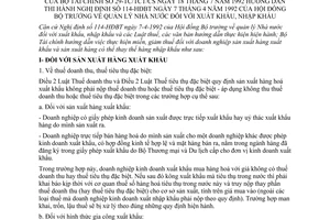 Thông tư 29-TC/TCT/CS quản lý Nhà nước xuất nhập khẩu hướng dẫn Nghị định 114-HĐBT