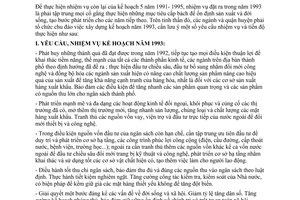 Chỉ thị 32/CT-UB xây dựng kế hoạch kinh tế - xã hội năm 1993