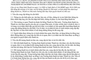 Thông tư 1-TT-TTr hướng dẫn Pháp lệnh Thanh tra Nghị định 244-HĐBT quyền thanh tra