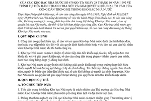 Quy định 679/QĐ-TTr trình tự tiến hành thanh tra xét và giải quyết khiếu nại, tố cáo công dân trong hệ thống kho bạc Nhà nước