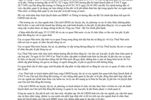 Chỉ thị 31/CT/UB năm 1992 thống nhất quản lý phí và lệ phí Bến Tre