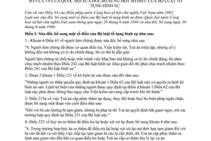 Bộ luật Tố tụng hình sự 1992 sửa đổi 5-L/CTN