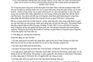 Thông tư 145-BT hướng dẫn xuất bản phát hành Công báo Nước Cộng hoà xã hội chủ nghĩa Việt nam