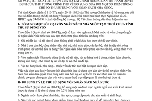 Thông tư 89-TC/TCT hướng dẫn quyết định Thủ tướng Chính phủ sửa đổi chế độ thu sử dụng vốn ngân sách Nhà nước