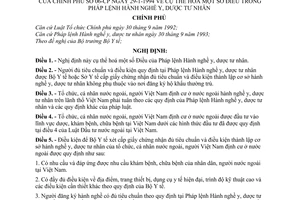 Nghị định 06-CP cụ thể hóa Pháp lệnh hành nghề y, dược tư nhân