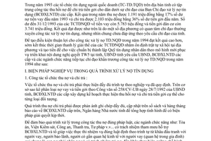 Chỉ thị 03/CT-UB năm 1994 xử lý nợ tín dụng ngoài quốc doanh Bến Tre