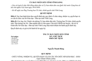 Quyết định 122/QĐ-UBT năm 1994 Quy định chức năng nhiệm vụ quyền hạn