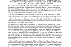 Thông tư 201/TCHQ-GSQL Quy chế kho ngoại quan hướng dẫn Quyết định 104/TTg