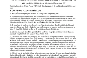 Công văn 44/THA thi hành án