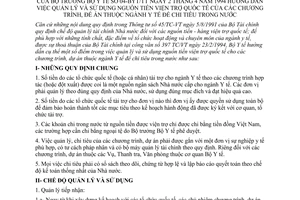 Thông tư 04-BYT/TT hướng dẫn quản lý sử dụng nguồn tiền viện trợ Quốc tế chương trình, đề án ngành y tế chi tiêu trong nước