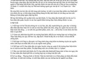 Chỉ thị 13/CT-UB phòng chống tiêu chảy, ngộ độc thức ăn dịch tả