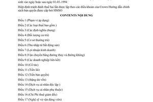 Hiệp định về tránh đánh thuế hai lần giữa Việt Nam - Anh